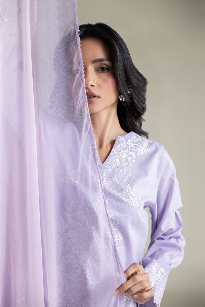 Draped Floral Dupatta