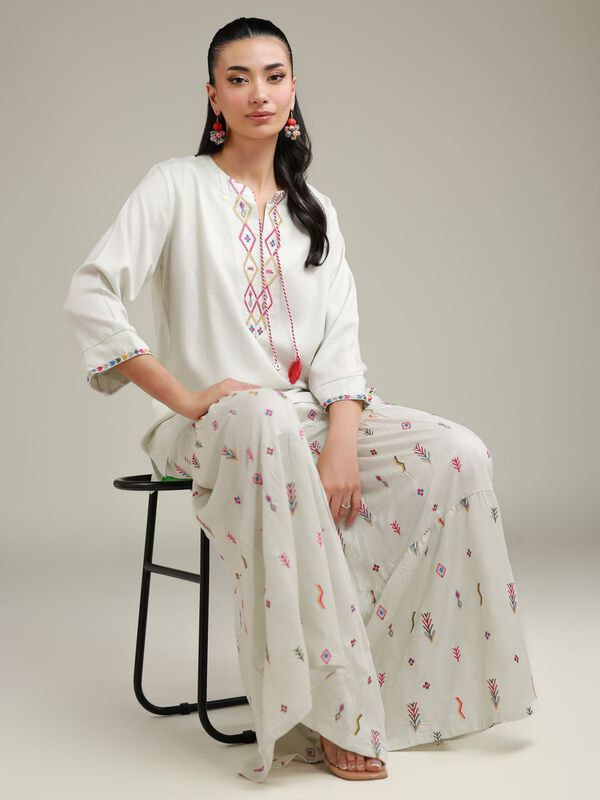 Short Embroidered Tunic
