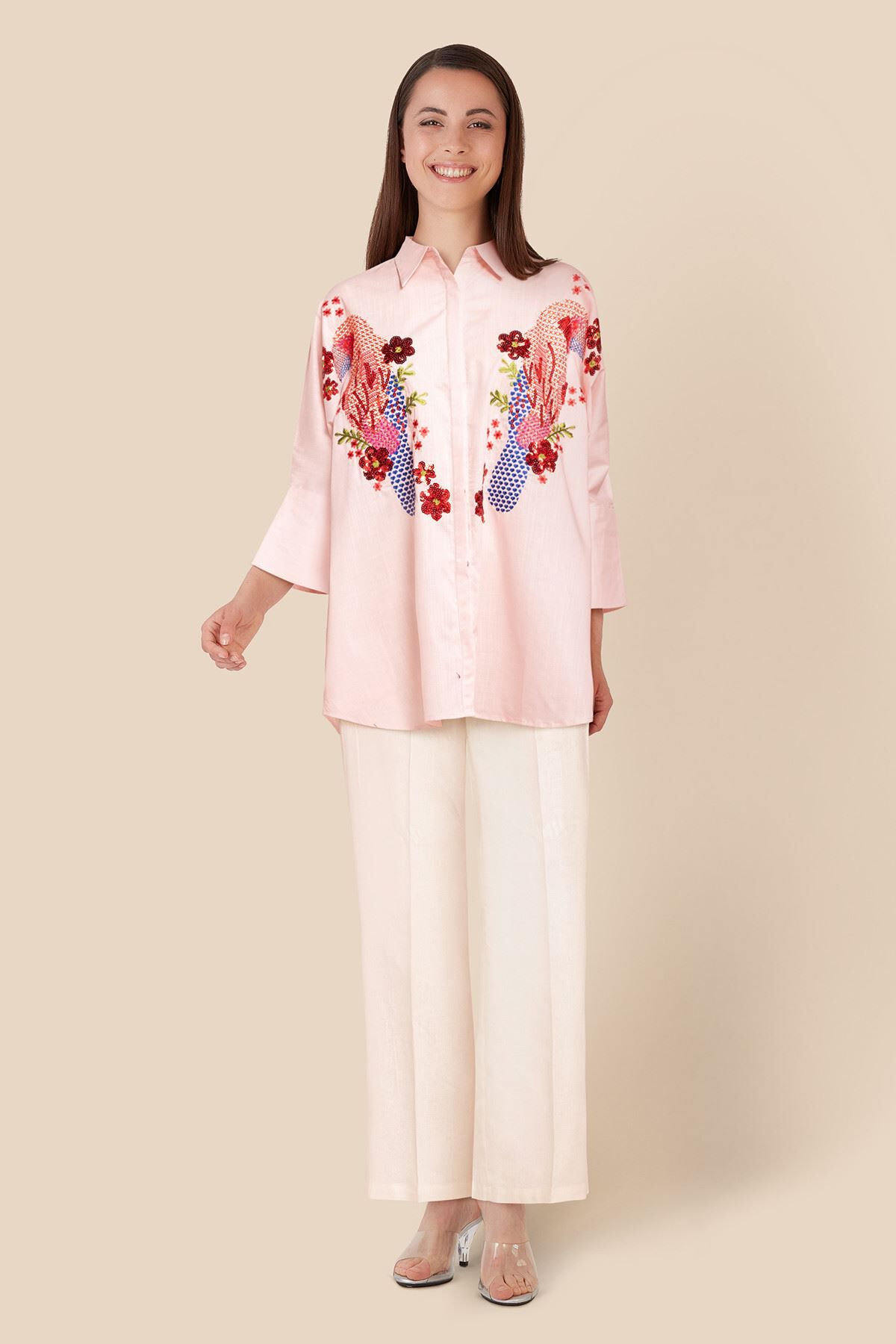 Buy Shirt | 0.0 N/A | WCT24120-VG_L-PINK | Khaadi Pakistan