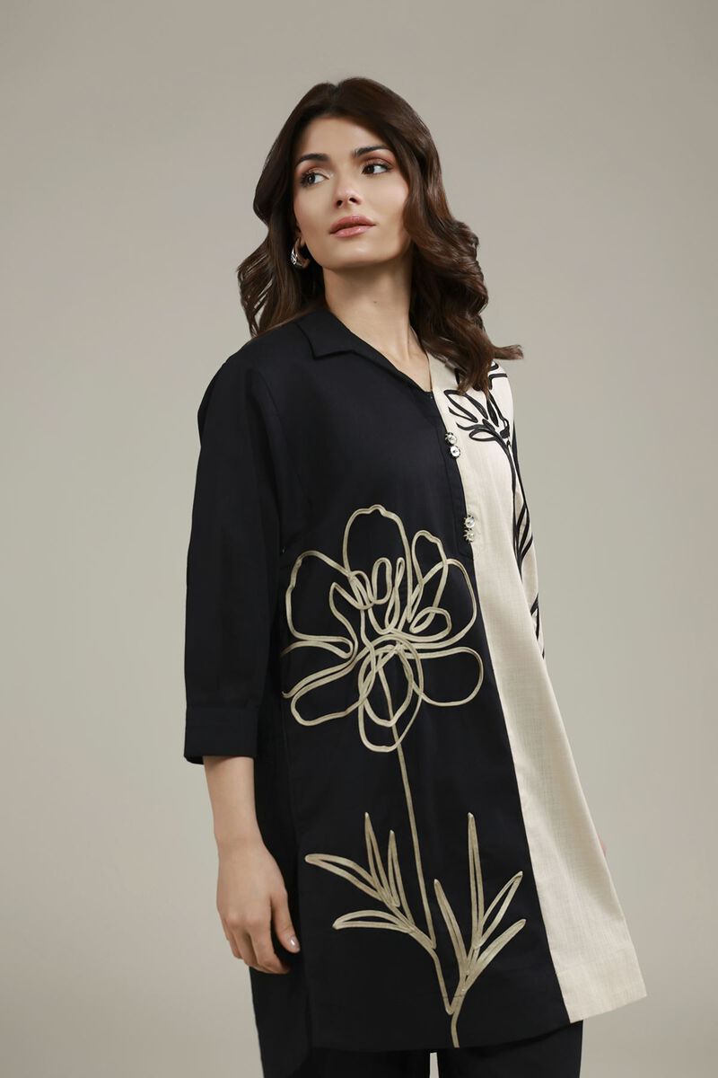Floral Threadwork Kurta