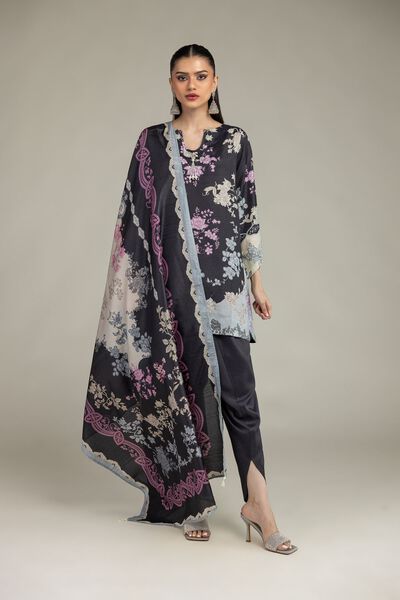 Short Black Kurta, image 1
