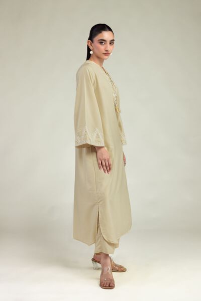 Beige Lawn Pants, image 1
