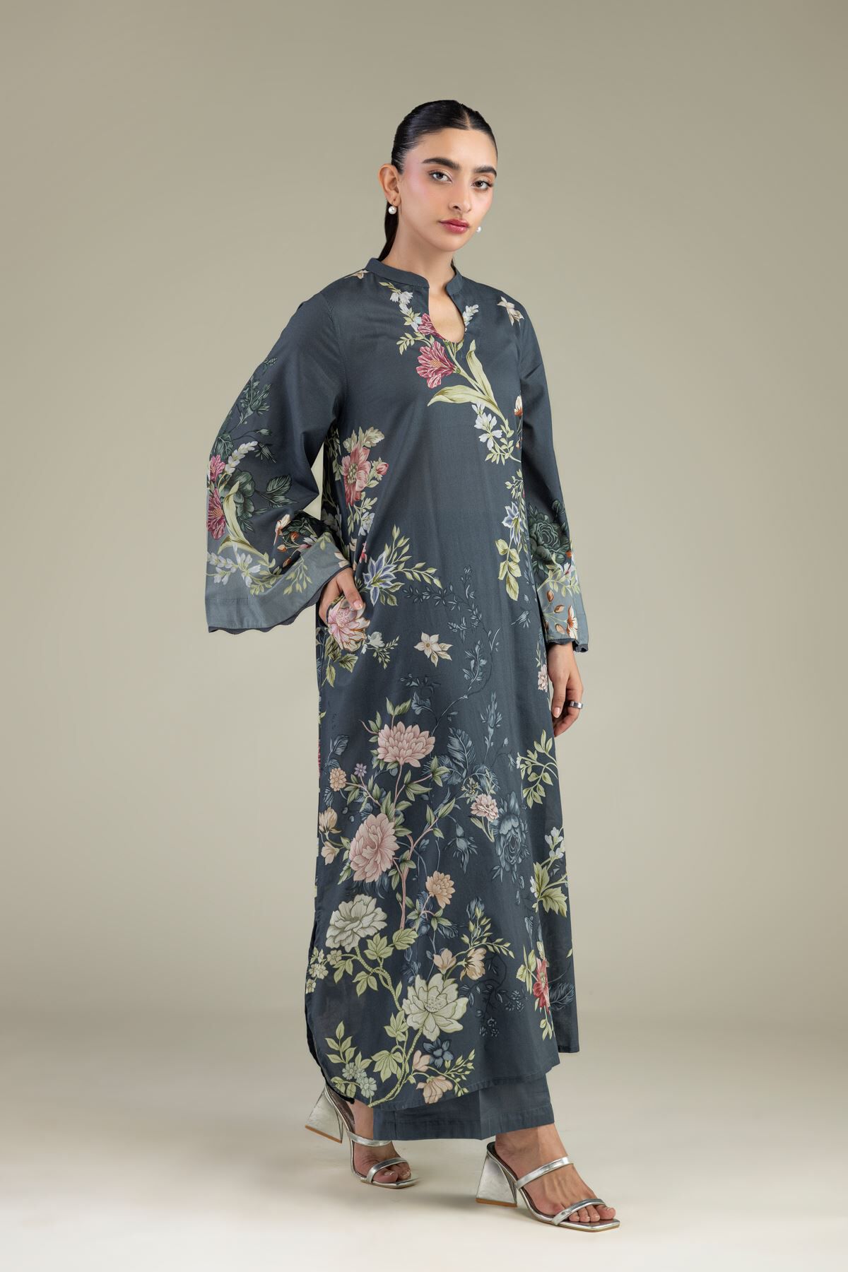 Khaadi - Floral Printed Pants