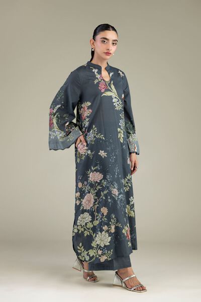 Floral Printed Pants, image 1