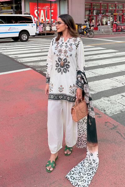 Short Floral Kurta, image 1