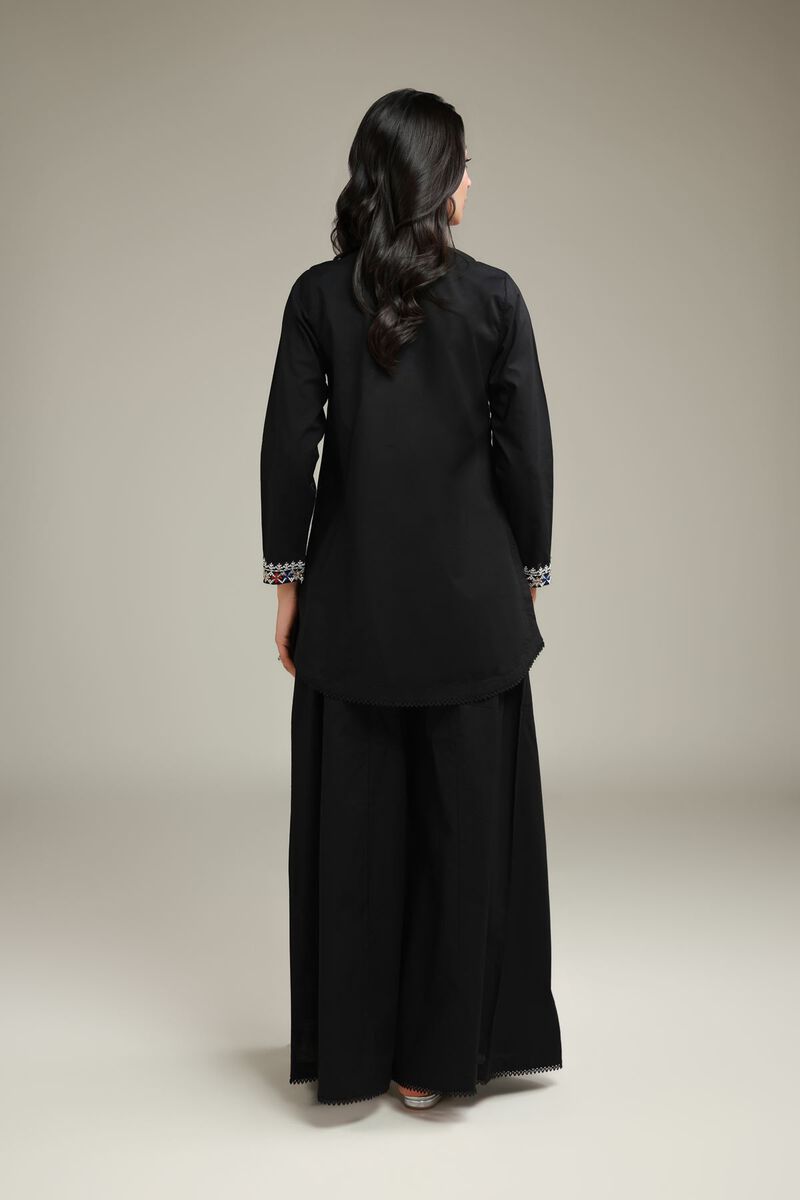 Black Cambric Kurta