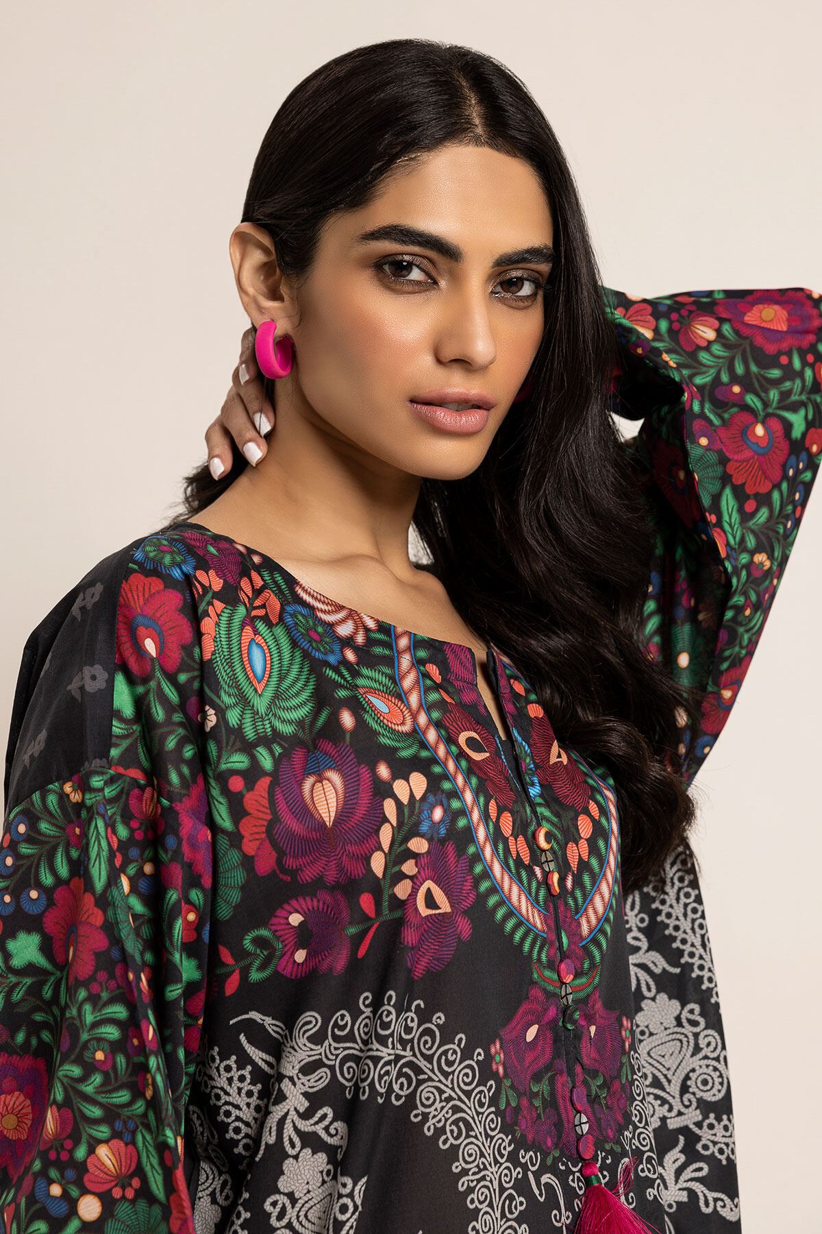 Buy Fabrics 2 Piece Top Bottoms 1494.00 PKR 1001777515