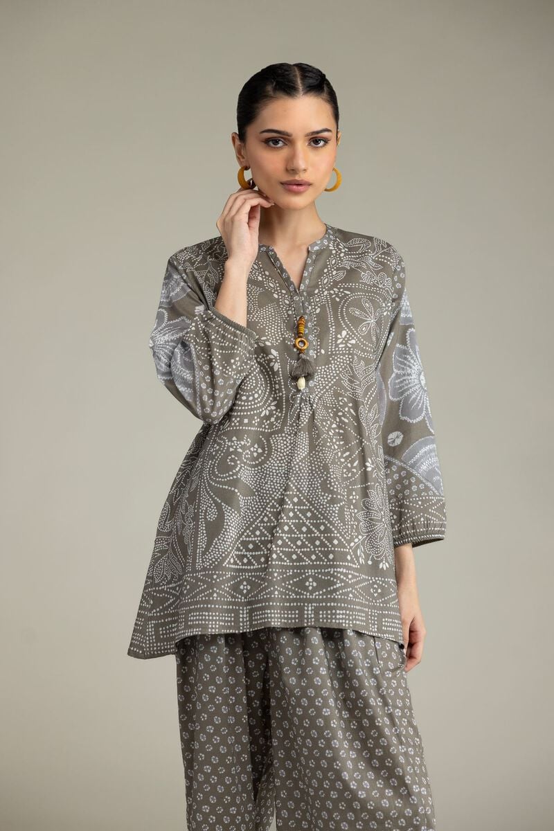 Gray Viscose Blouse