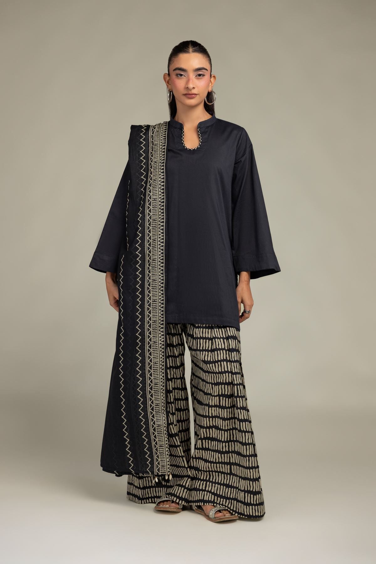 Khaadi - Solid Cambric Kurta