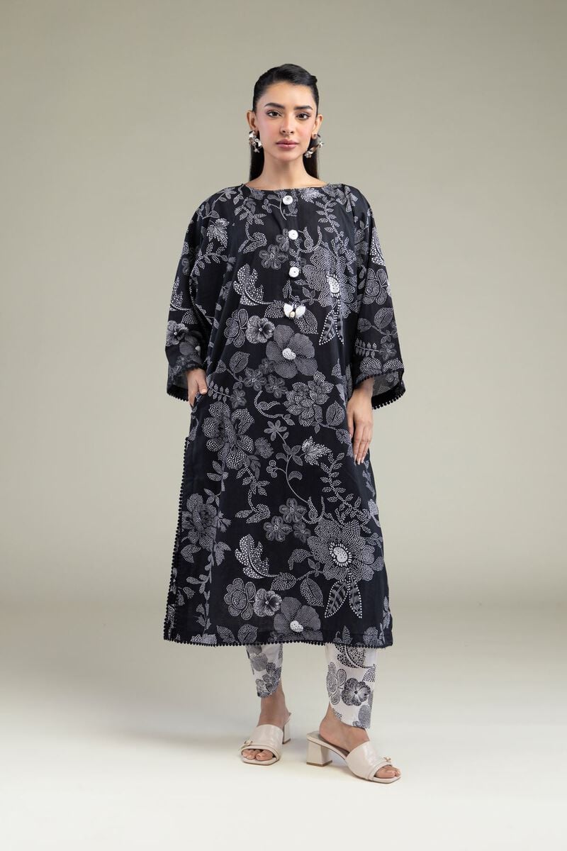 Floral Cotton Shalwar view 2
