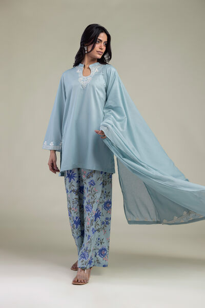 Floral Cambric Pants, image 1