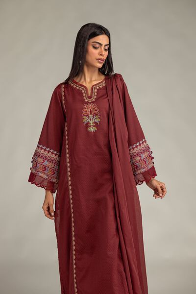 Floral Cotton Kurta, image 1