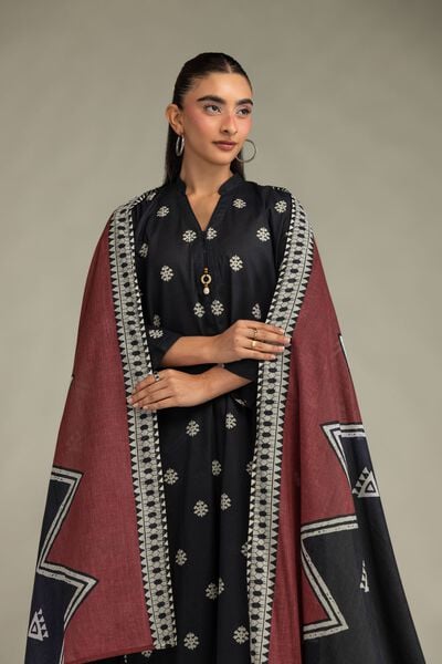 Printed Lawn Dupatta, image 1