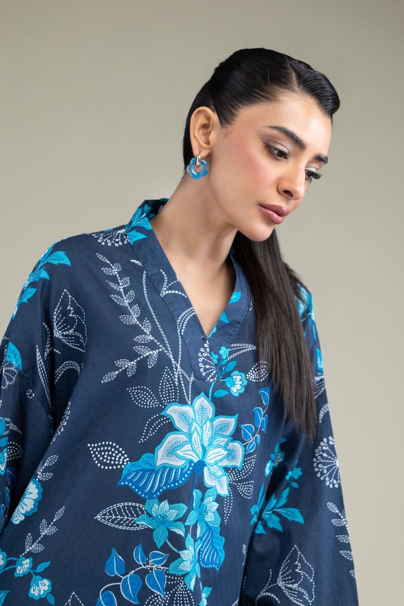 Floral Longline Kurta view 2