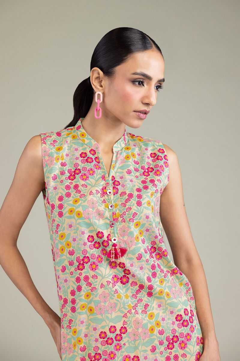 Long Sleeveless Kurta view 2