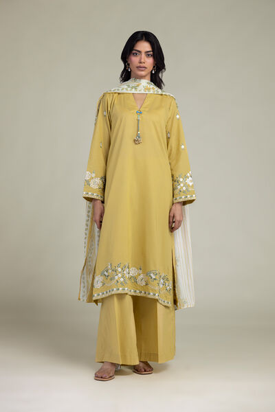 Solid Mustard Pants, image 1