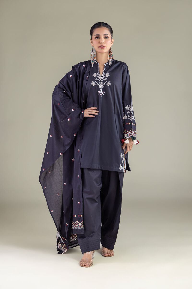 Draped Geometric Dupatta