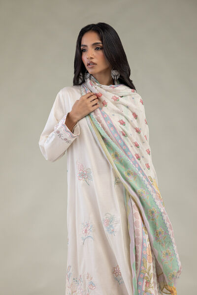 Embroidered | Cotton Dobby | 3-Piece Tailored Suit | PKR 8,100