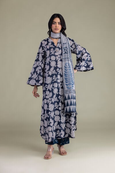 Floral Longline Kurta, image 1