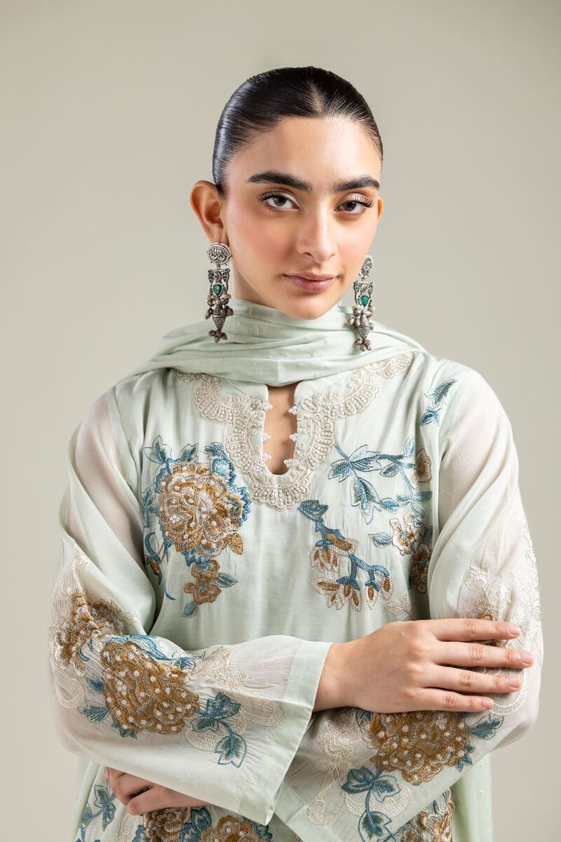 Mint Solid Dupatta