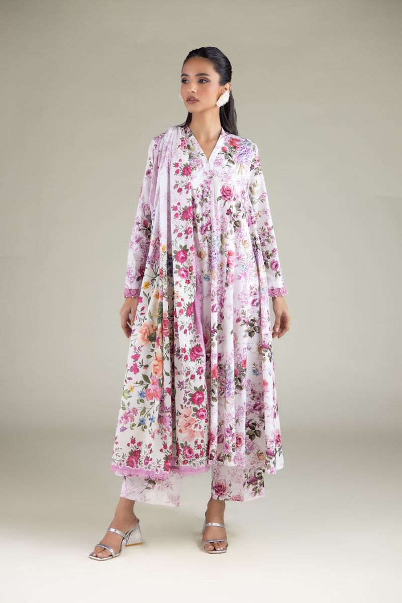 Floral Straight Pants