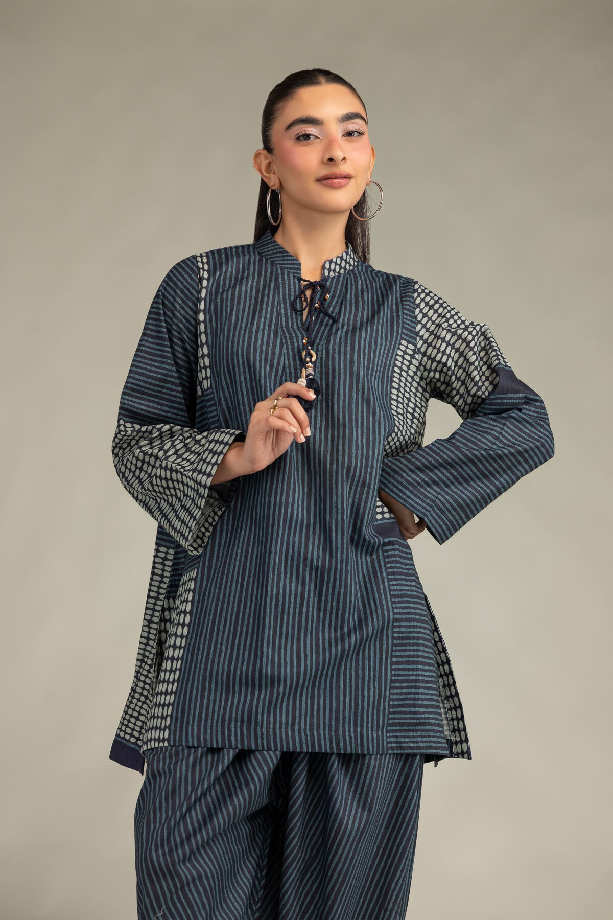 Khaadi - Printed Cambric Kurta