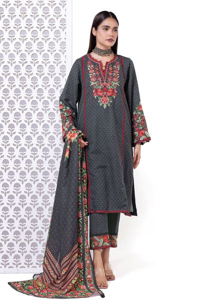 Embroidered | Light Khaddar | Fabrics 3 Piece | PKR 3,600
