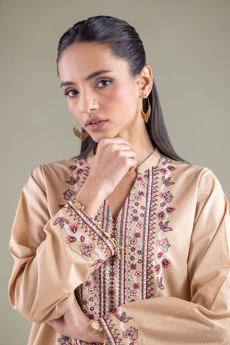 Long V-Neck Kurta