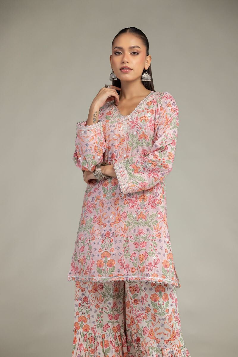 Short V-Neck Kurta