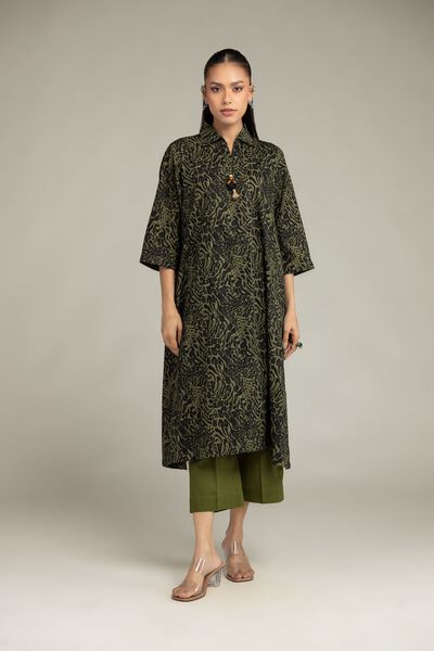 Olive Cambric Pants, image 1