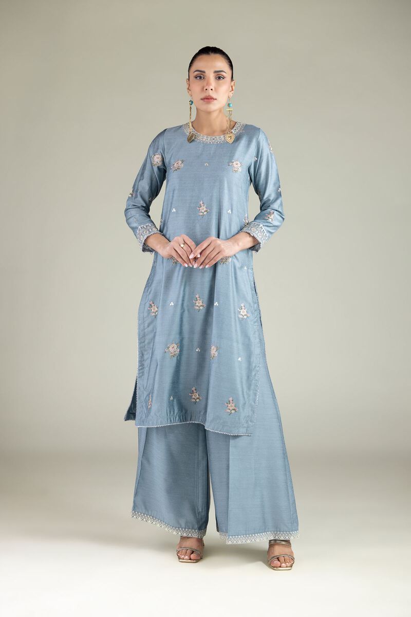 Floral Round-Neck Kurta