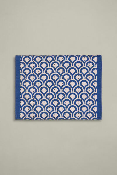 Printed Polyester Jute 13x17in Table Mat