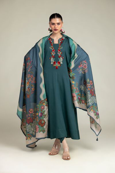 Raw Silk Shalwar, image 1