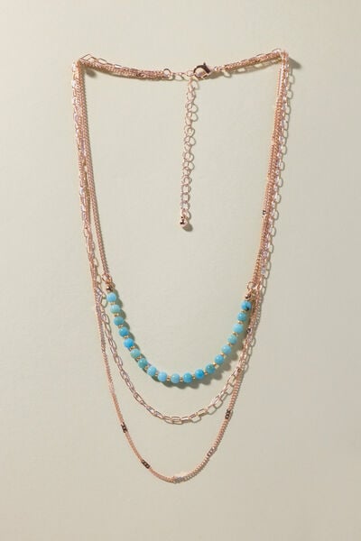 Embellished Metal Single Necklace