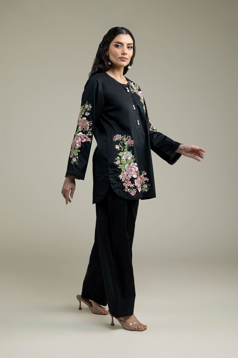 Black Solid Shalwar