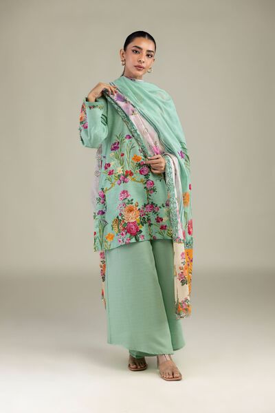 Solid Cotton Pants, image 1