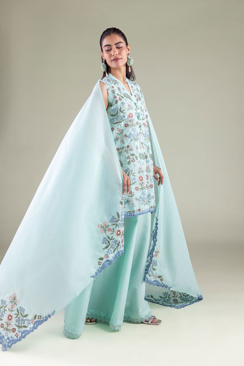 Floral Embroidered Dupatta