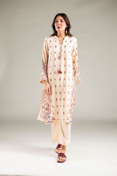 Solid Straight Pants, image 1