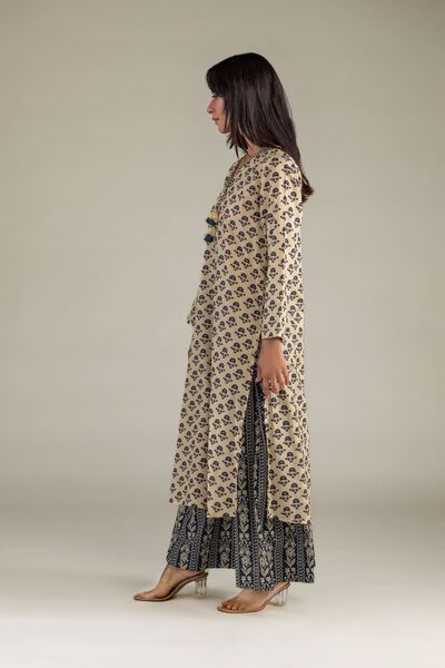 Floral Navy Pants, image 1