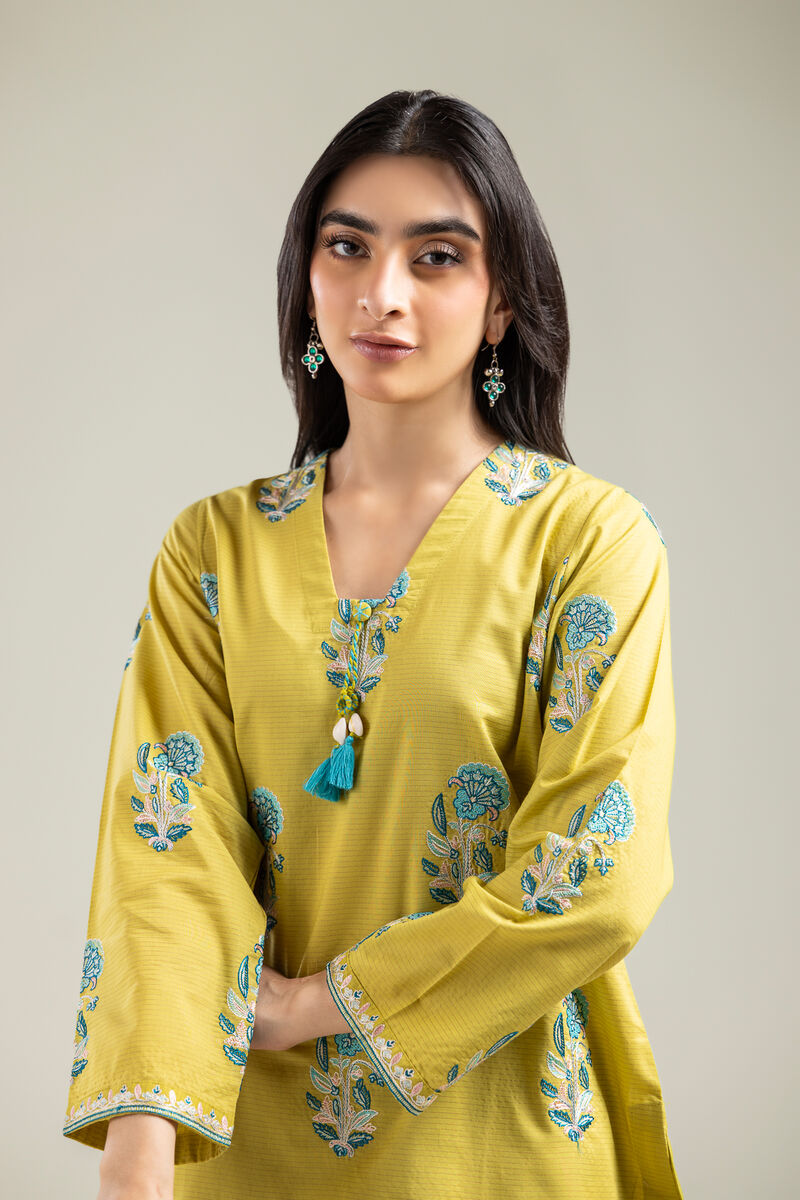 Short Floral Kurta