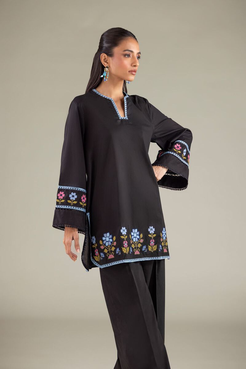 Floral Flared Kurta