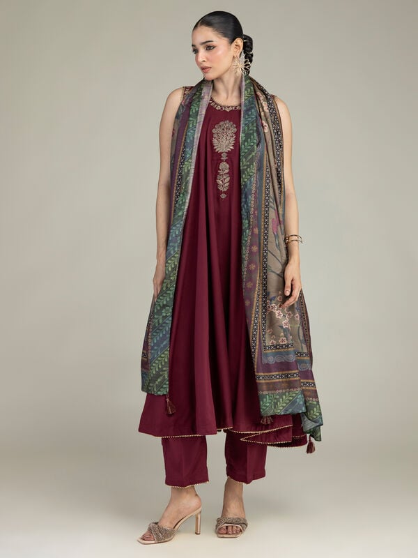 Raw Silk Pants