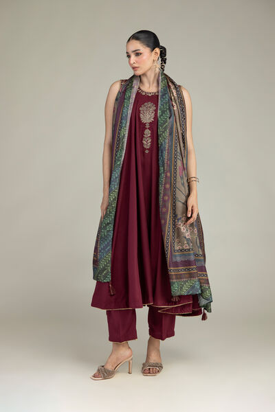 Raw Silk Pants, image 1