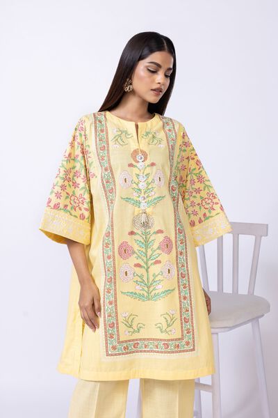 Embroidered | Crosshatch Poplin | Kurta | PKR 2,500