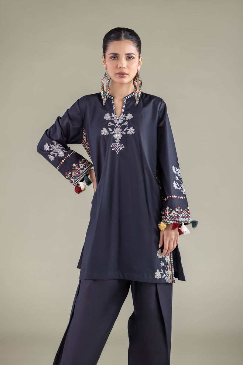 Short V-Neck Kurta