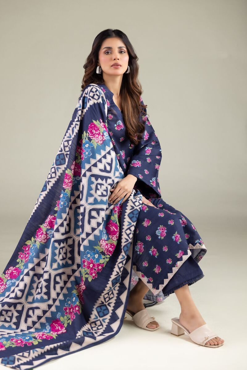 Floral Geometric Dupatta