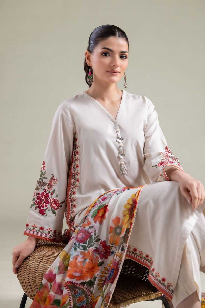 Floral Longline Kurta