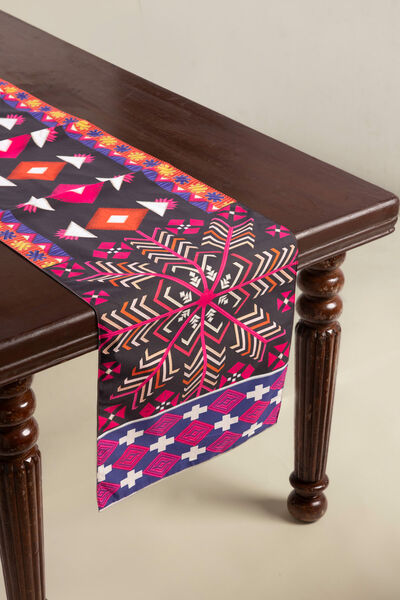 Printed Poly Sateen 16x84in Table Runner