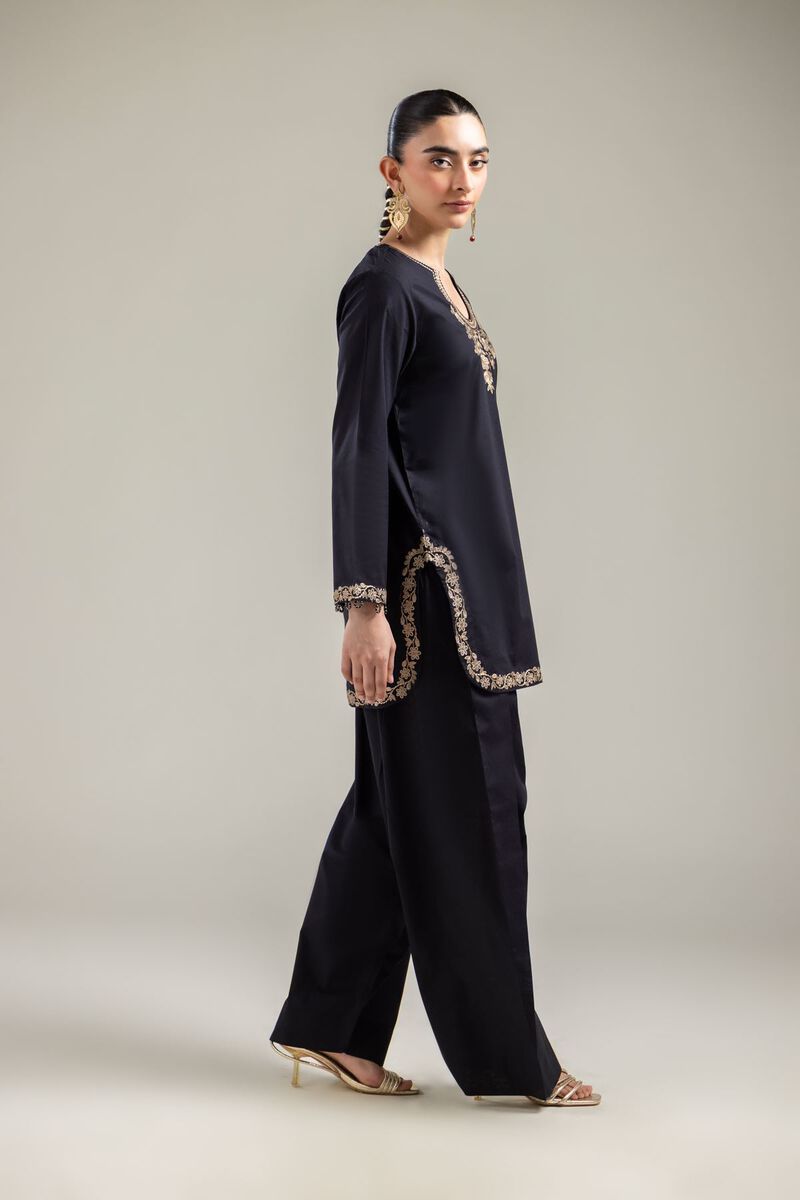 Solid Black Shalwar
