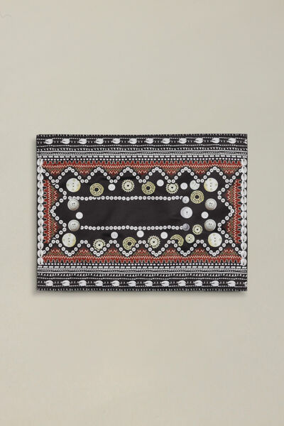 Printed Poly Sateen 13x17in Table Mat